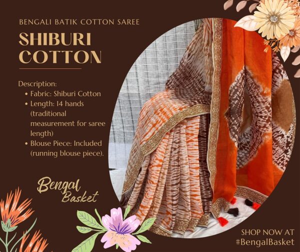 Shiburi Cotton Saree